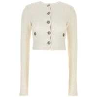 Cardigane Balenciaga 'Cropped' Cardigan Femei