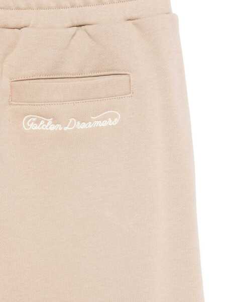 Pantaloni Golden Goose JOURNEY UNISEX JOGGING PANTS FLEECE COTTON W EMBROIDERY Gray Baieti (BM 15572831) 3