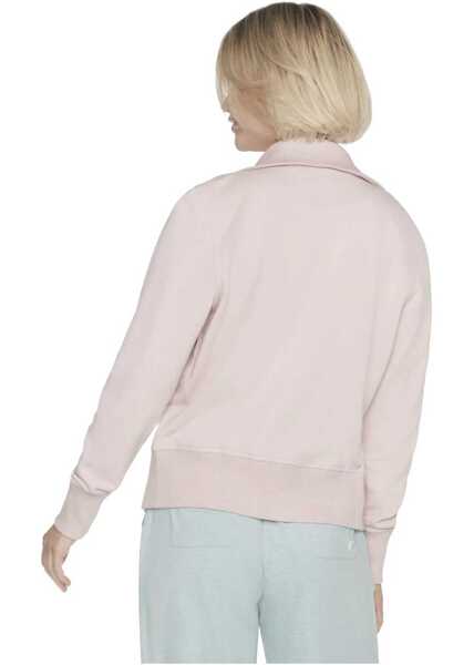 Bluze de trening SKECHERS The Hoodless Hoodie Diamond Jacket Pink Femei (BM 15575093) 2