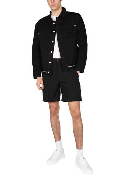 Pantaloni scurti Givenchy Logo Bar Bermuda Shorts BLACK Barbati (BM 15575180) 2