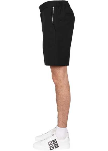Pantaloni scurti Givenchy Logo Bar Bermuda Shorts BLACK Barbati (BM 15575180) 3