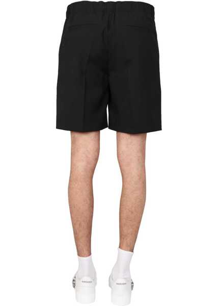 Pantaloni scurti Givenchy Logo Bar Bermuda Shorts BLACK Barbati (BM 15575180) 4