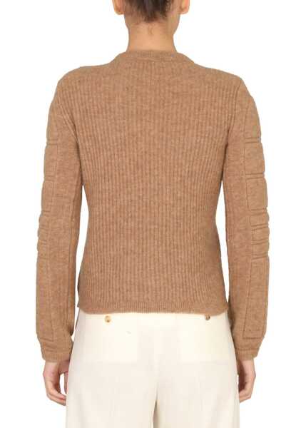 Pulovere casual Max Mara Mohair Yarn Knit BEIGE Femei (BM 15575354) 3