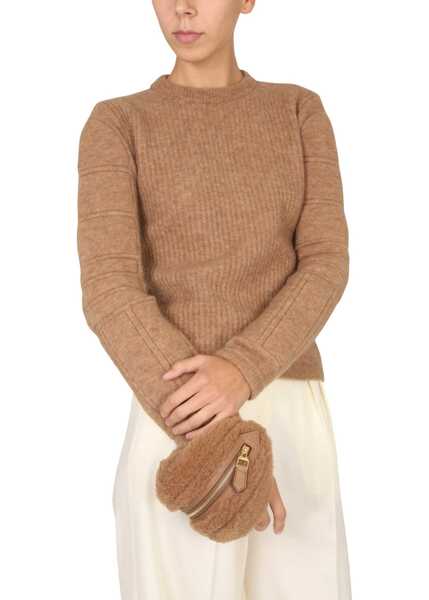 Pulovere casual Max Mara Mohair Yarn Knit BEIGE Femei (BM 15575354) 4