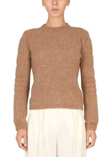 Pulovere casual Max Mara Mohair Yarn Knit BEIGE Femei (BM 15575354) 1