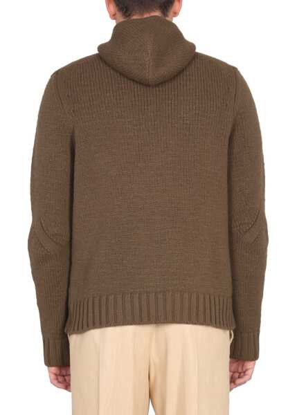 Pulovere casual Bottega Veneta Textured Jersey With Hood BEIGE Barbati (BM 15575717) 3
