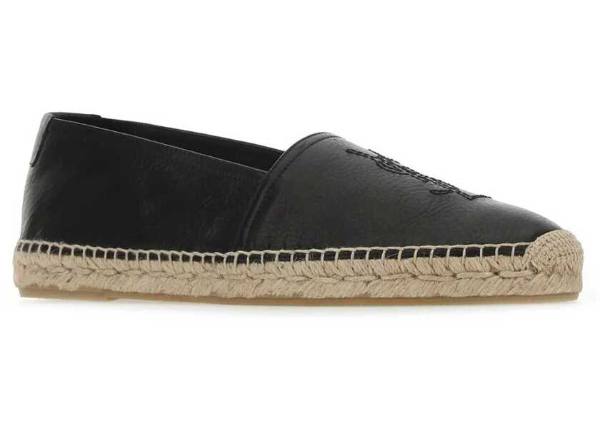 Espadrile Saint Laurent Monogram Espadrille BLACK Barbati (BM 15575966) 2