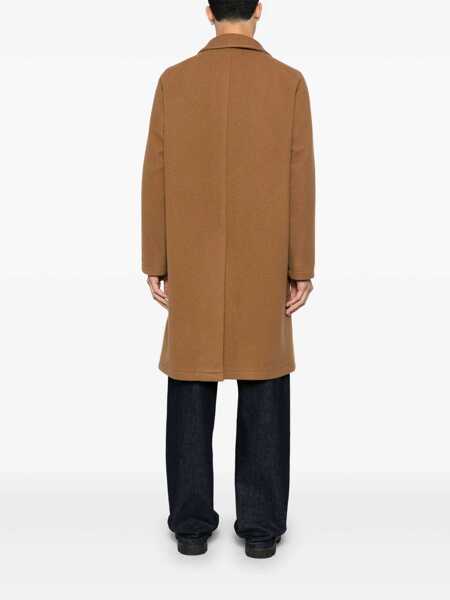 Paltoane Tagliatore Tagliatore Loyd/S Over Coat Clothing BROWN Barbati (BM 15583319) 4