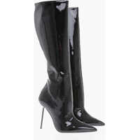Cizme lungi Patent Leather Lidia Boots With Heel 12Cm Femei