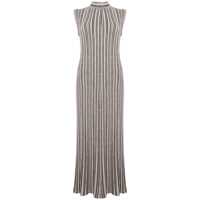 Rochii D.Exterior Lurex Striped Maxi Dress Femei