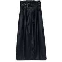 Fuste ROTATE Birger Christensen Rotate Birger Christensen 'Midi Paper Waist' Skirt
