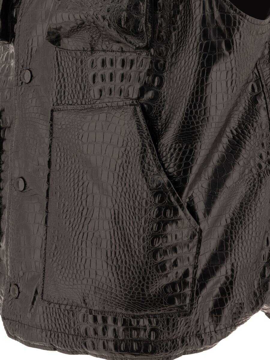 Geci ENGINEERED GARMENTS Engineered Garments Field Vest Jacket Black Barbati (BM 15604919) 4