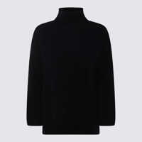 Pulovere Antonelli Navy Blue Wool Knitwear Femei