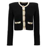 Cardigane Alessandra Rich Alpaca Cropped Cardigan Femei
