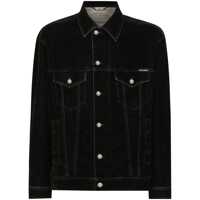 Geci Dolce & Gabbana Velvet Shirt Jacket Barbati