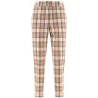 Pantaloni casual Peserico Check Wool Trousers Femei
