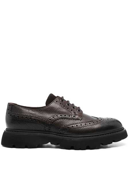 Pantofi Doucals DERBY GM BROWNBLACK SOLE Brown Barbati (BM 15613901) 1