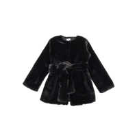 Paltoane Magil BELTED ECO-FUR JACKET
