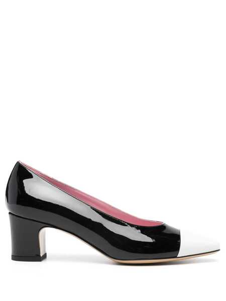 Pantofi cu toc CAREL PARIS Edith Black Pumps With Contrasting Toe In Leather Woman Black Femei (BM 15618353) 1