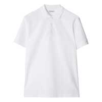 Tricouri Polo Burberry Logo Embroidery Polo Shirt Barbati