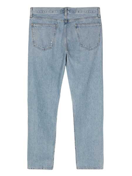 Blugi AGOLDE Light Blue Five-Pocket Jeans In Denim Man BLUE Barbati (BM 15621179) 2