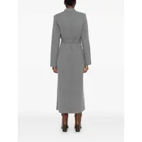 Imbracaminte Dama pagina 159 - Paltoane Elisabetta Franchi Elisabetta Franchi Double-Breasted Knit Coat GRAY Femei (BM 15622952) - B-mall.ro