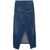 JW Anderson JW Anderson Jwanchor Twisted Midi Skirt BLUE