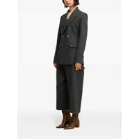 Imbracaminte Dama pagina 508 - Sacouri AMI Paris Grey Striped Double-Breasted Jacket In Wool Woman GREY Femei (BM 15624326) - B-mall.ro