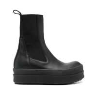 Bocanci 'Mega Bumper' Black Boots With Chunky Sole In Leather Woman Femei