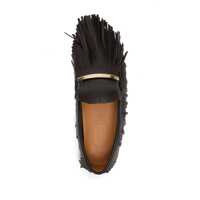 Mocasini Dama - Mocasini TODS Yorky Brown Loafers With Fringes In Leather Woman BROWN Femei (BM 15632876) - B-mall.ro