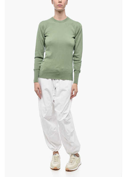 Pulovere Jil Sander Crew Neck Pure Cashmere Sweater Green Femei (BM 15634607) 4