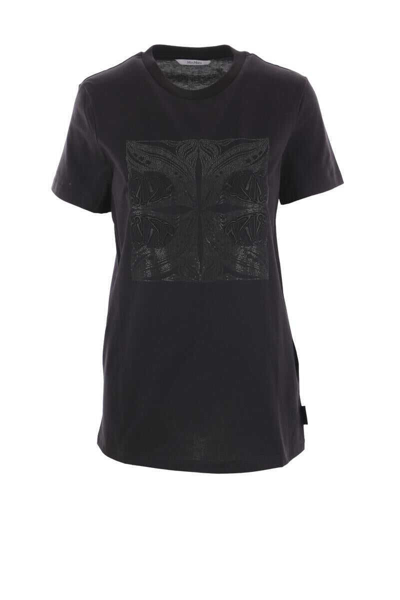 Topuri Max Mara Max Mara T-Shirts And Polos Black Femei (BM 15636458) 2