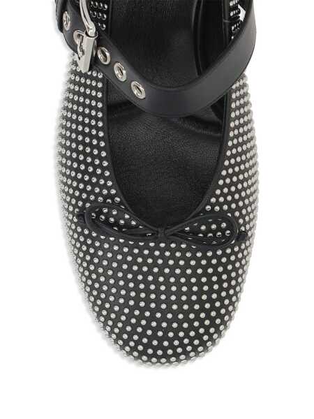 Balerini Miu Miu Miu Miu Flat Shoes Black Femei (BM 15637547) 4