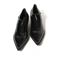 Pantofi Miu Miu Dama - Pantofi cu toc Miu Miu Miu Miu 35Mm Brushed Leather Pumps Black Femei (BM 15637556) - B-mall.ro