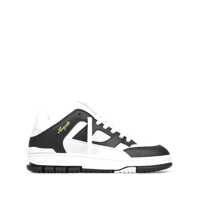 Sneakers 'Area Lo' Black And White Low Top Sneakers With Laminated Leather In Leather Blend Woman Femei