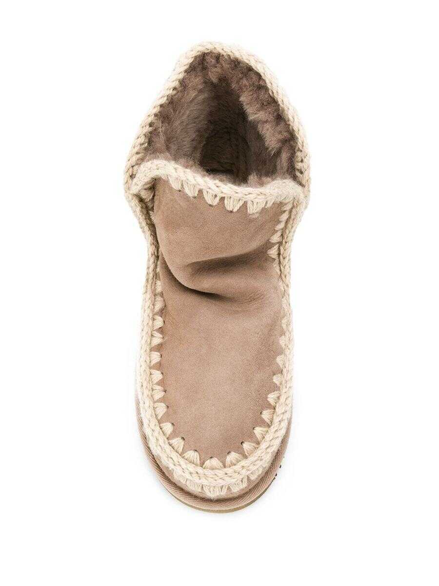 Bocanci Mou Mou Boots Beige Femei (BM 15641135) 4