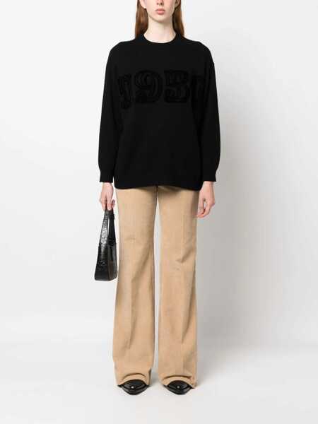 Pulovere Max Mara Max Mara Wool And Cashmere Blend Sweater Black Femei (BM 15650075) 2