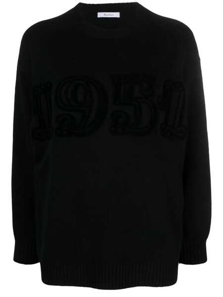 Pulovere Max Mara Max Mara Wool And Cashmere Blend Sweater Black Femei (BM 15650075) 1
