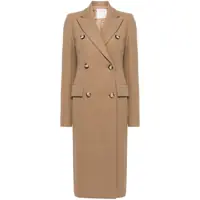 Paltoane Sportmax Wool Double-Breasted Coat Femei