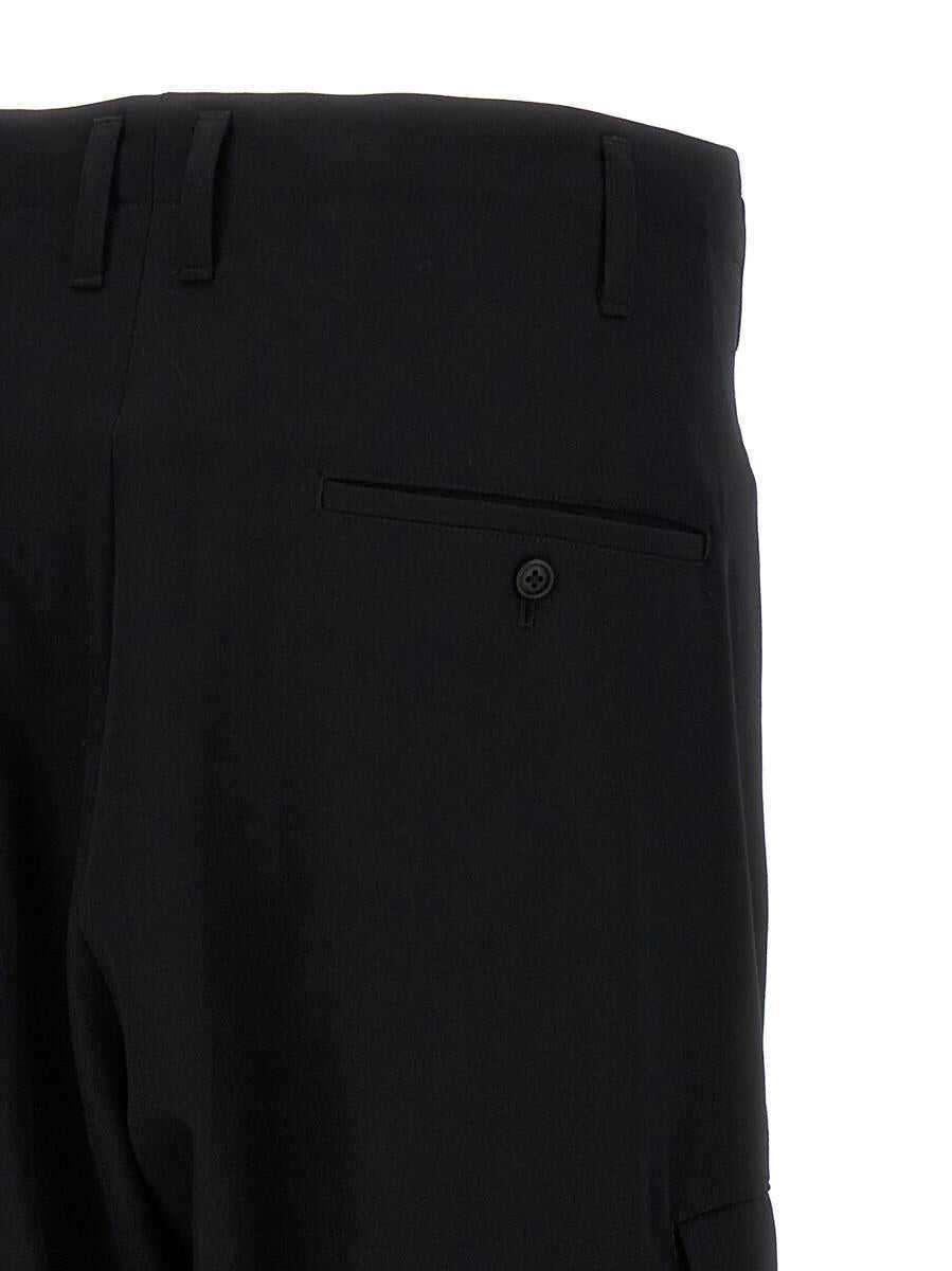 Pantaloni Y-3 Yohji Yamamoto Tab Wide P Pants Black Barbati (BM 15659096) 4