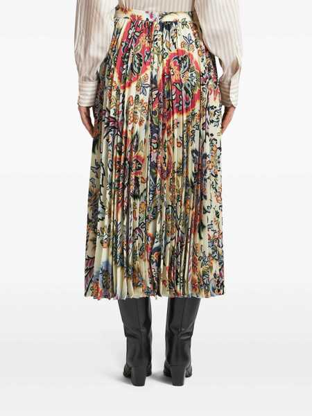 Fuste ETRO Etro Printed Midi Skirt Beige Femei (BM 15663920) 4