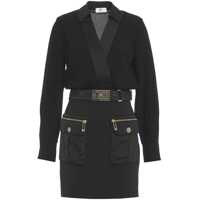 Bluze Mini dress with wrap blouse and skirt with pockets Femei