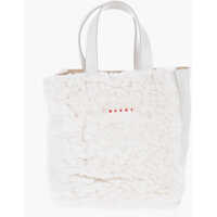 Genti de mana Shearling Detailing Museo Mini Tote Bag Femei