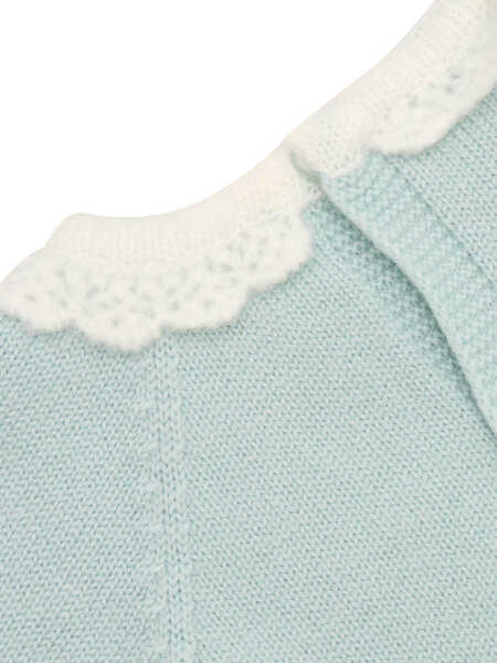 Pulovere Paz Rodriguez KNIT NEWBORN SWEATER RUISEOR Green Fete (BM 15664985) 3
