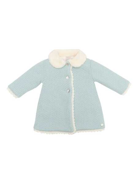 Paltoane Paz Rodriguez KNIT NEWBORN COAT RUISEOR Green Fete (BM 15665003) 1