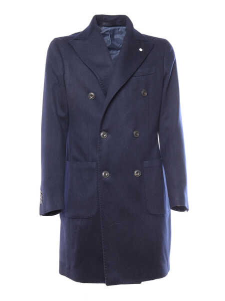Paltoane Brando-Lubiam COAT Blue Barbati (BM 15665180) 1