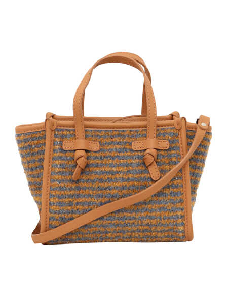 Genti de umar MARCELLA GIANNI CHIARINI LEATHER AND FABRIC BAG Brown Femei (BM 15665426) 3