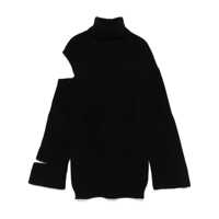 Pulovere Andreādamo Ribbed Wool Cut-Out Sweater Femei