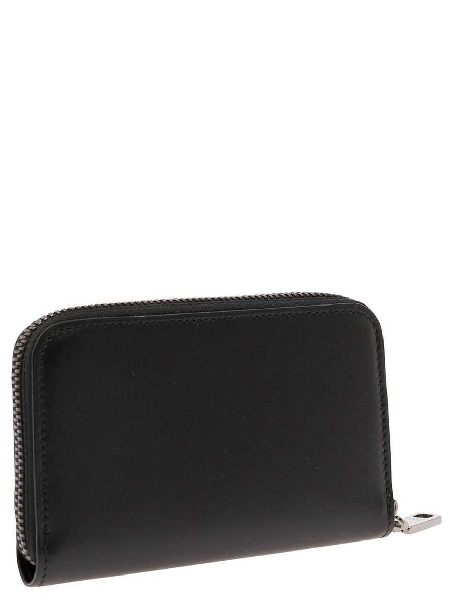 Portofele Dolce & Gabbana Dolce & Gabbana Leather Continental Wallet Black Barbati (BM 15672773) 3