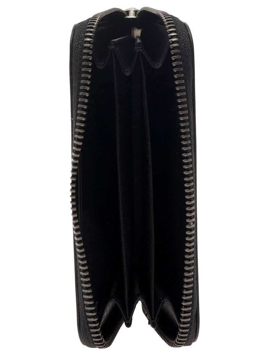 Portofele Dolce & Gabbana Dolce & Gabbana Leather Continental Wallet Black Barbati (BM 15672773) 4